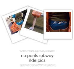 no pants subway ride pics